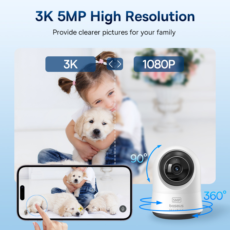Baseus 5MP 3K WiFi Telecamera  - Eufy Camera E220 recensione e prezzo