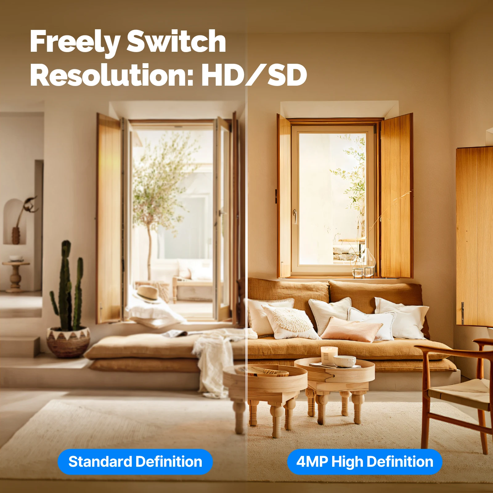 MOESTuya WiFi Indoor Pan/Tilt  - Eufy Camera E220 recensione e prezzo